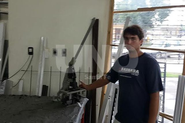 Forzaron la cortina metálica y robaron mercadería por un valor de $100.000