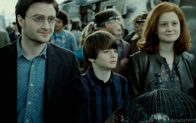 En una de las últimas escenas de las películas de Harry Potter