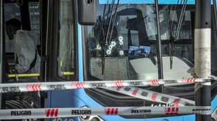 Crimen del colectivero: la escena de un asesinato atroz.