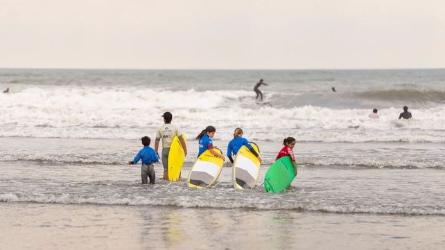 Playa Grande en Mar del Plata.
