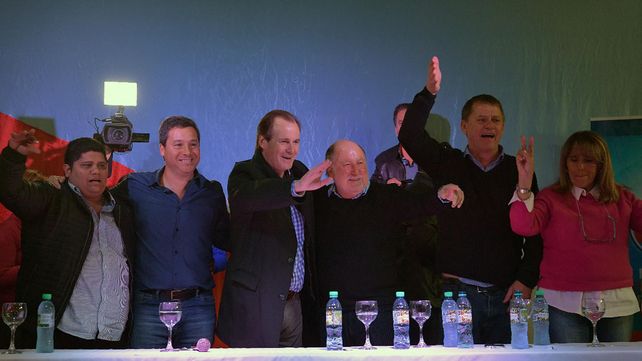 Unidad. Bordet y Busti lideran el frente peronista que además reúne a otros cinco partidos. &nbsp;