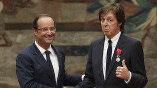 Paul McCartney fue condecorado en Francia con la Legión de Honor