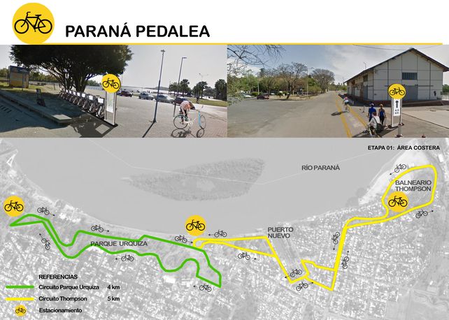 Detallaron el plan de los posibles 9K de ciclovías en Paraná