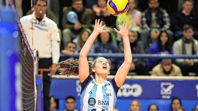 La santafesina Victoria Mayer fue una de las protagonistas en Las Panteras frente a Perú en La Plata.