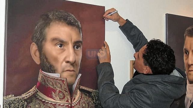 La Reconstrucción. Del Rostro de José Francisco de San Martín se expone en la fundación Magma.
