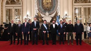Jefes de Estado llegaron a la Argentina para acompañar a Milei en su asunción.