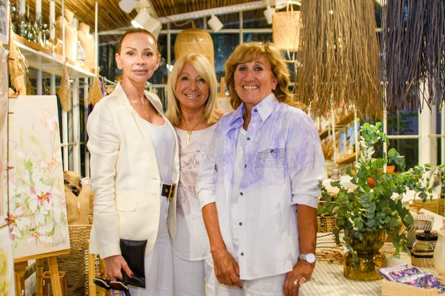 Verónica Angeli, Juani Coco y Eugenia Litmanovich  