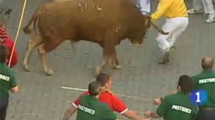 Un muerto y tres heridos en el tradicional encierro de San Ferm&iacute;n