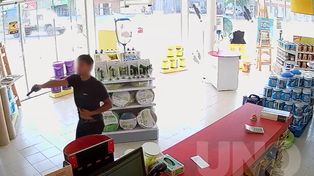 Robó una pinturería a punta de pistola  