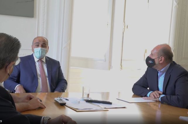 El gobernador Perotti se reunió ayer con el Jefe de Gabinete