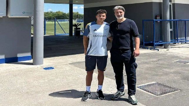 Lucas Blondel fue visitado por el entrenador de Suiza