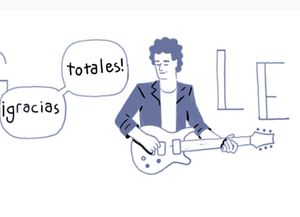 Google homenajeó a Gustavo Cerati con un doodle que recorre el mundo