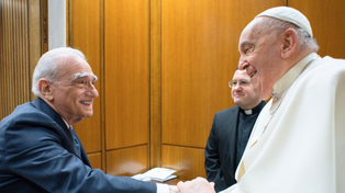 El papa Francisco y el director de cine se encontraron nuevamente&nbsp;