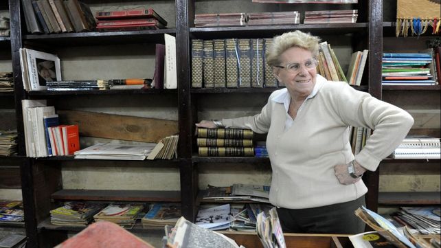 La librería Longo fue atendida por décadas por Amalia Coqui Longo