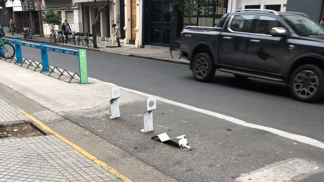 Las estaciones del programa Bici Cargo están totalmente abandonadas.