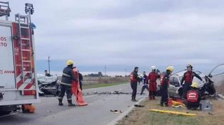 Un choque frontal en la ruta 92 ocasionó la muerte de dos personas.&nbsp;