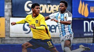 Kiki Ramos marcó en su debut y la Selección Argentina Sub 17 igualó con Ecuador