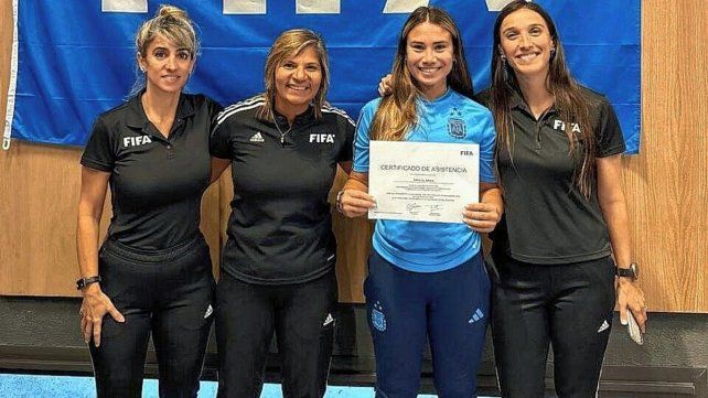 La concordiense Brisa Zapata realizó una capacitación FIFA.