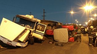 Está habilitada una mano de la ruta nacional 168 en el tramo Paraná-Santa Fe