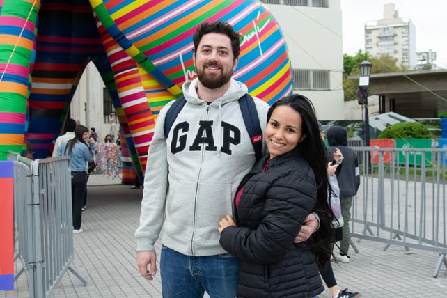 Denis Fava y María Araujo  