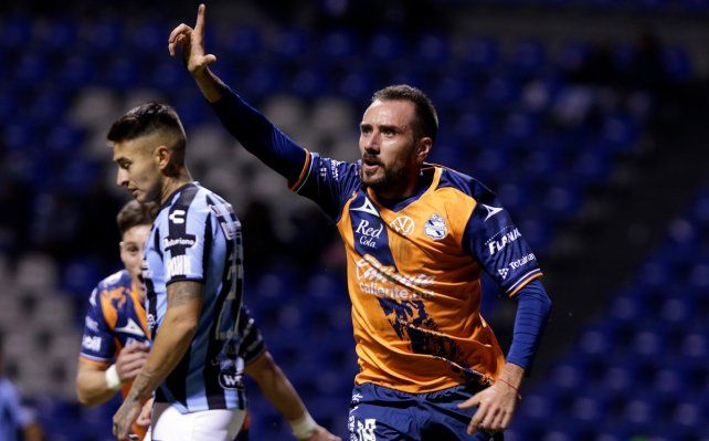 Mancuello marcó un gol en el triunfo de Puebla ante Querétaro