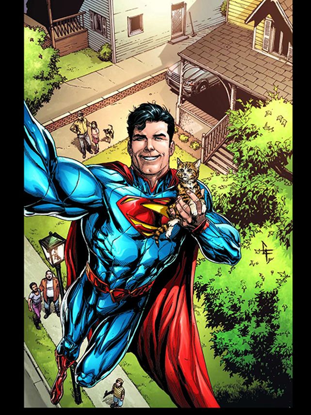 Las selfies de los superhéroes de DC Comics