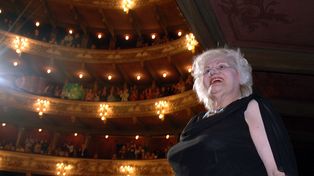 Rita La Salvaje, ya retirada, en el estreno de un musical inspirado en su vida.&nbsp;