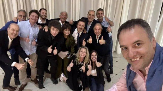 Javier Milei celebró Januca junto a sus ministros