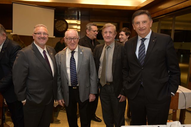 José Ellena, Ernesto Pangia, José Giordano y Carlos Prestipino