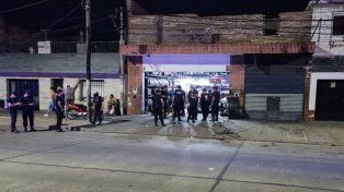 La gomería atacada este lunes por la noche, donde asesinaron a un hombre