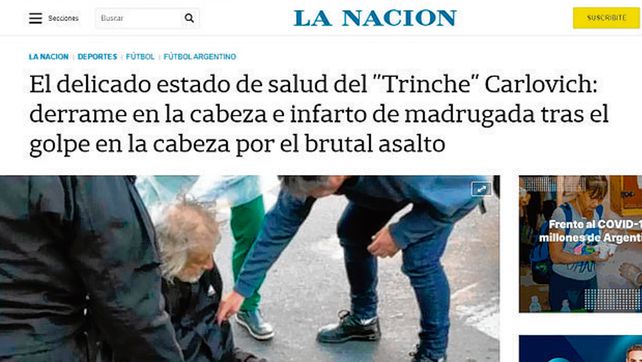 El país y el mundo hablaron del Trinche