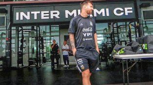 Lionel Messi entrenó en Inter Miami por primera vez.