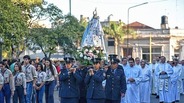 Patronal. Efectivos de la Policía de la provincia de Entre Ríos
