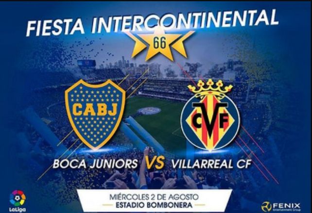 Villarreal presentó el amistoso frente a Boca con un sorprendente error