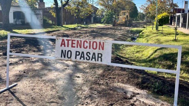 &nbsp;Comenzó la obra de pavimento de hormigón en López y Planes entre Macia e Iriondo en Santo Tomé