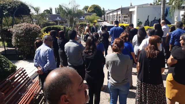Despiden los restos de la mujer de San Lorenzo que murió en Capilla del Monte