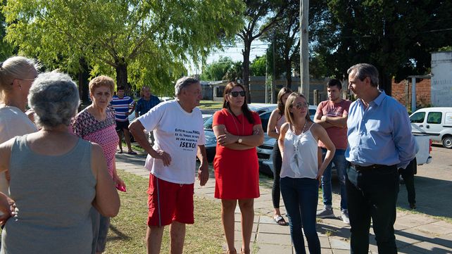 En San Agustín avanza la puesta en valor de la plaza De Los Olivos