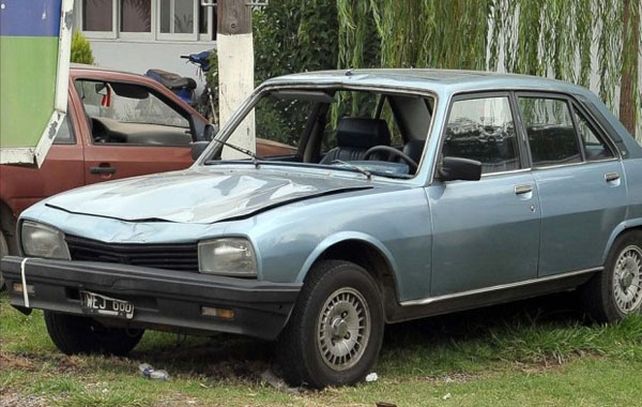 El auto que conducia Pablo Garcia.