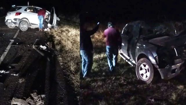 Colisionaron una camioneta y un auto en el kilómetro 51 de la ruta provincial 16 en el tramo Larroque - Gualeguaychú. Hay una mujer en grave estado&nbsp;