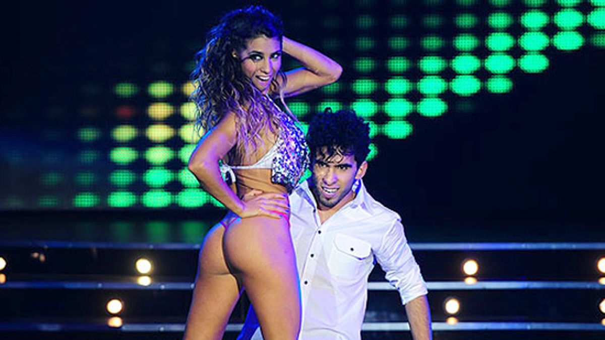 El final hot de la coreografía de Cinthia Fernández  disparó el rating de Tinelli (Video)