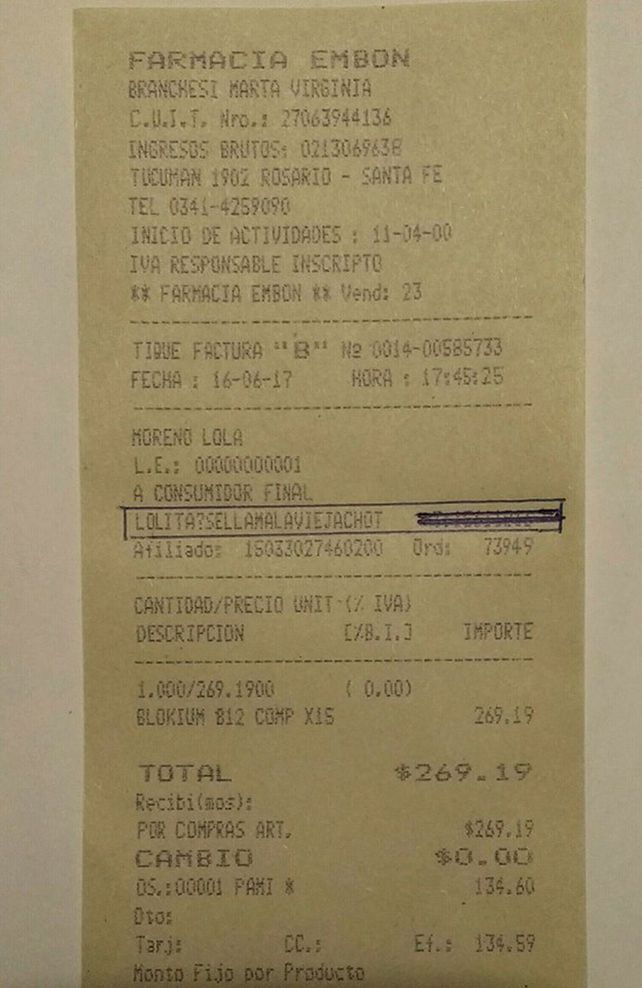 Despidieron a un farmacéutico por un mensaje ofensivo contra una mujer de 94 años