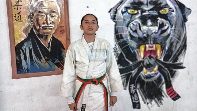 Natasha Cabaña dirá presente en la categoría Infantil A hasta 42 kilogramos.