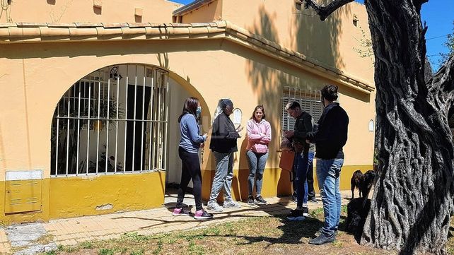 La vivienda de Coronel Dorrego que fue blanco de los delincuentes.