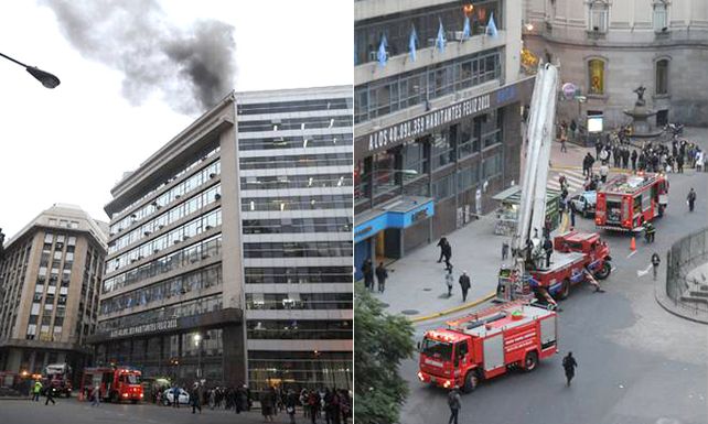 Se incendi&oacute; el edifico porte&ntilde;o del Indec pero no se registraron heridos ni afect&oacute; documentos