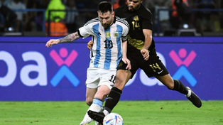 Argentina goleó 7 a 0 a Curazao con tres goles de Messi