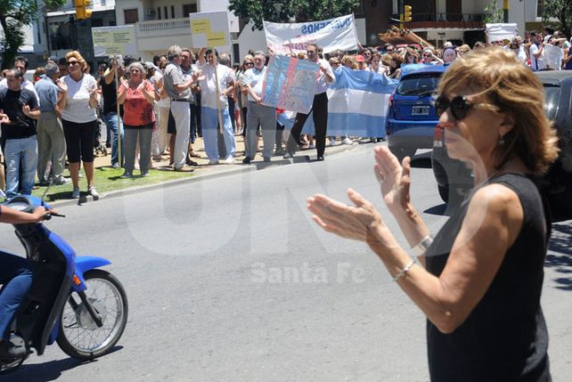 Los santafesinos marcharon contra la inseguridad