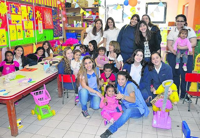 protagonistas. Los alumnos del Colegio de la Misericordia en el CAF.