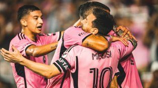 El Inter Miami festejó con dos goles de Messi.