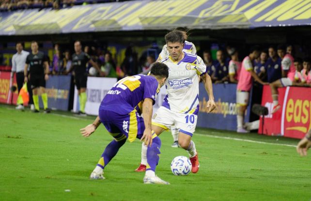 Uno de los dos partidos que perdió Central en el año fue ante Boca, en La Bombonera.