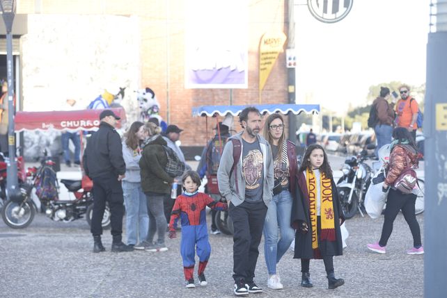 El fuerte movimiento de este viernes a la tarde.